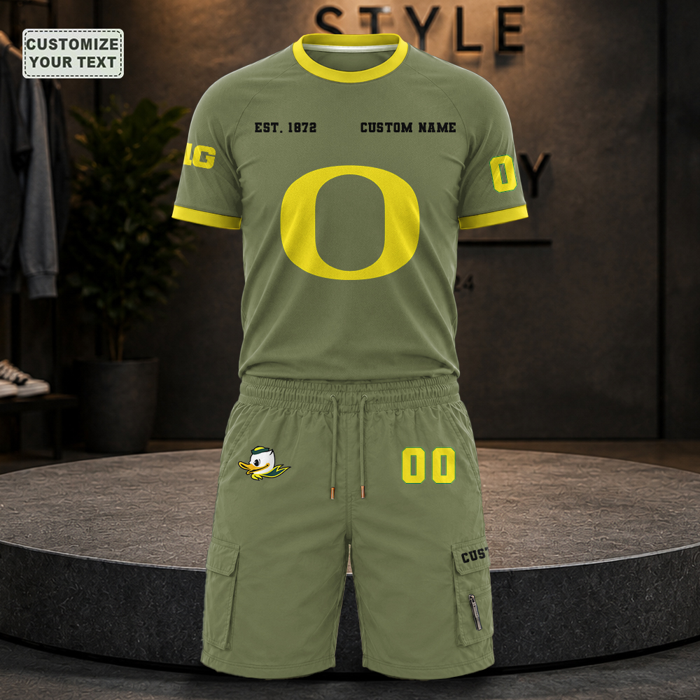 HFJPEBKONO Custom Premium Ring-Spun Cotton T-Shirt and Short