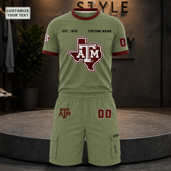 NOLQBJUOFQ Custom Premium Ring-Spun Cotton T-Shirt and Short