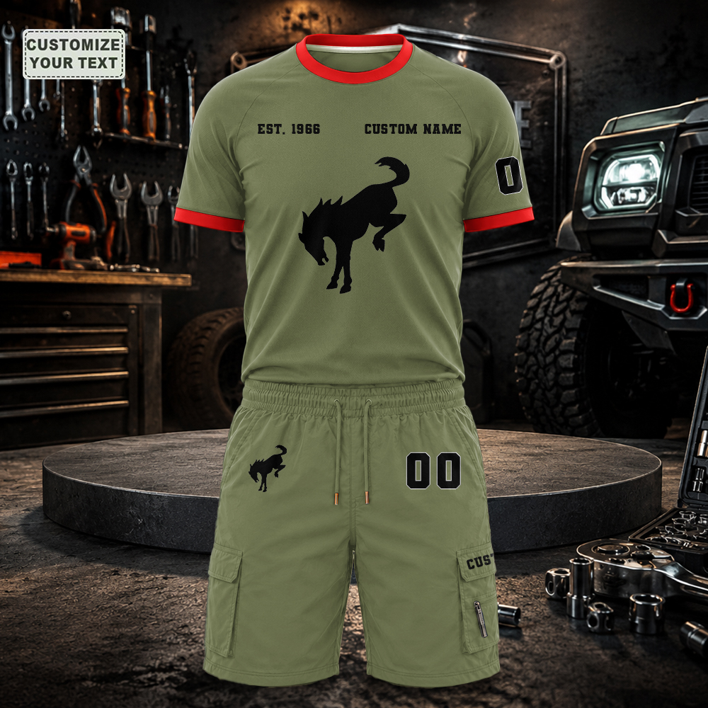 SJCQADIXOV Custom Premium Ring-Spun Cotton T-Shirt and Short