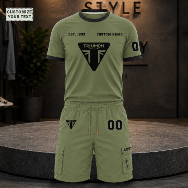 HYLCAOEEBT Custom Premium Ring-Spun Cotton T-Shirt and Short