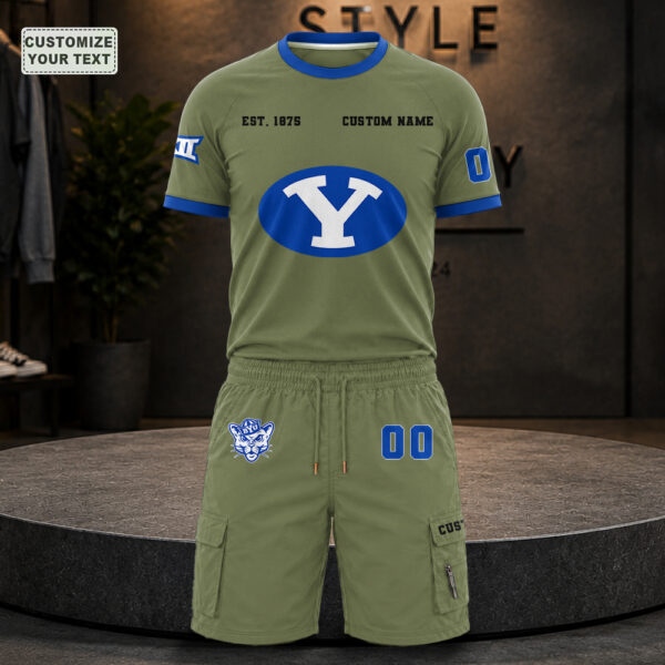 RYWQZLFFMT Custom Premium Ring-Spun Cotton T-Shirt and Short