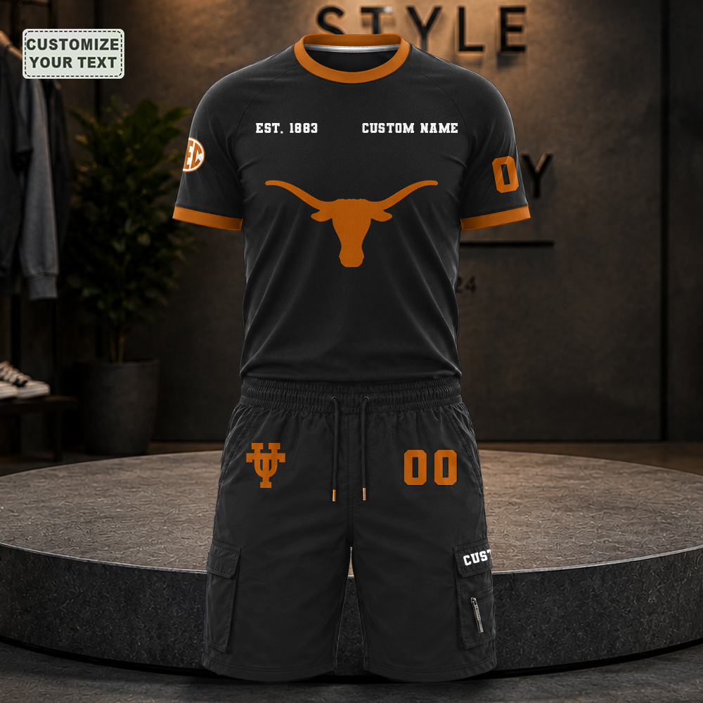 TEKXKKKVOK Custom Premium Ring-Spun Cotton T-Shirt and Short - Image 2