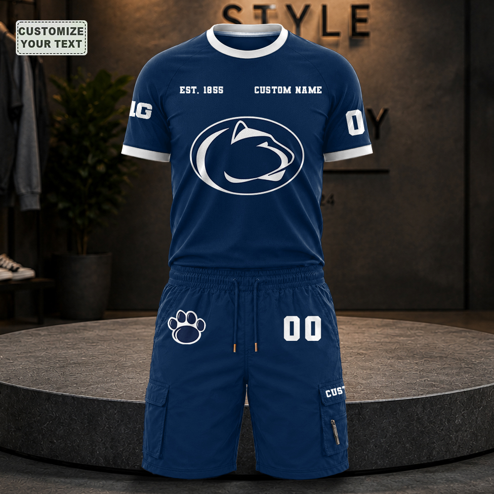 JZGXVHNAZC Custom Premium Ring-Spun Cotton T-Shirt and Short - Image 3