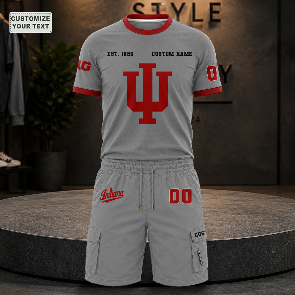 URQKEINGMF Custom Premium Ring-Spun Cotton T-Shirt and Short - Image 4