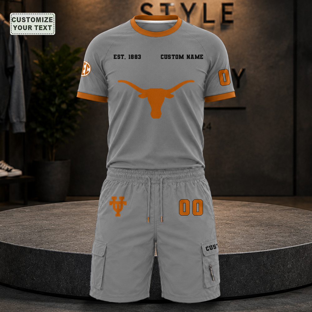 TEKXKKKVOK Custom Premium Ring-Spun Cotton T-Shirt and Short - Image 3