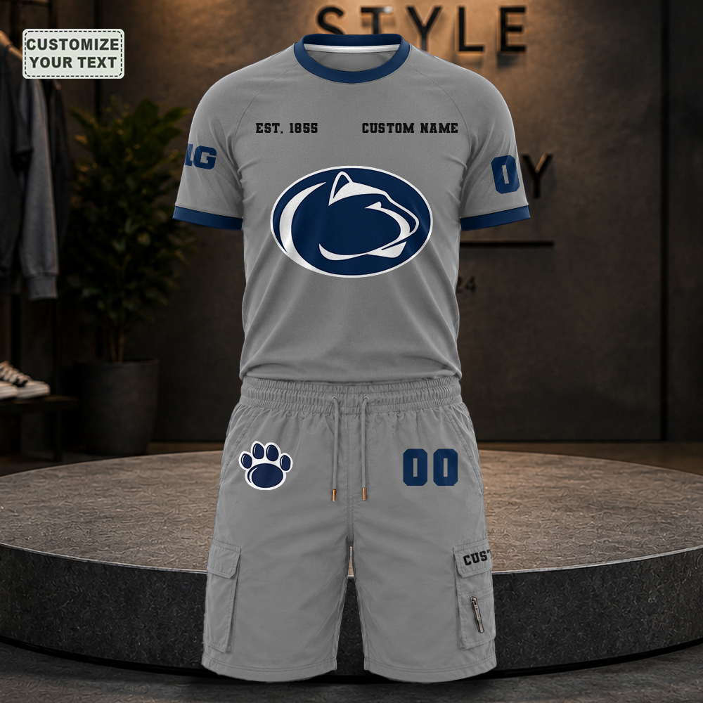 JZGXVHNAZC Custom Premium Ring-Spun Cotton T-Shirt and Short - Image 4