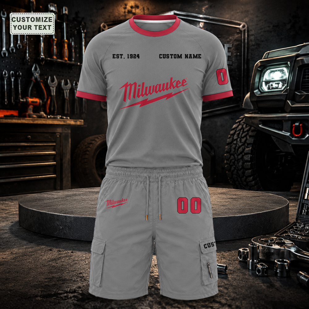 UMTRHRAQCF Custom Premium Ring-Spun Cotton T-Shirt and Short - Image 3