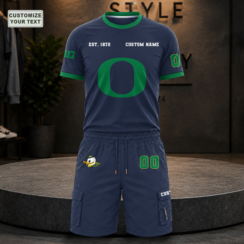 HFJPEBKONO Custom Premium Ring-Spun Cotton T-Shirt and Short - Image 5