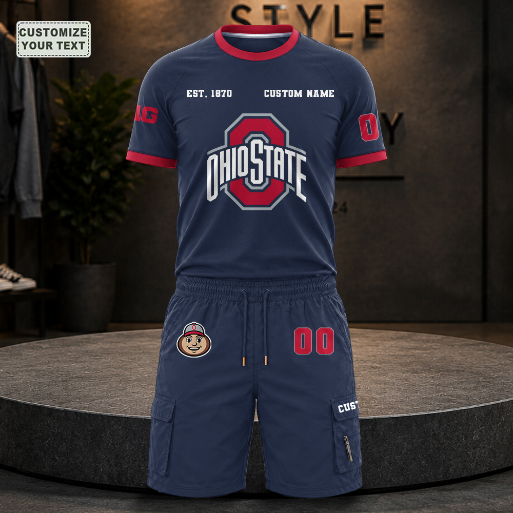 BSVIHQHKCT Custom Premium Ring-Spun Cotton T-Shirt and Short - Image 4