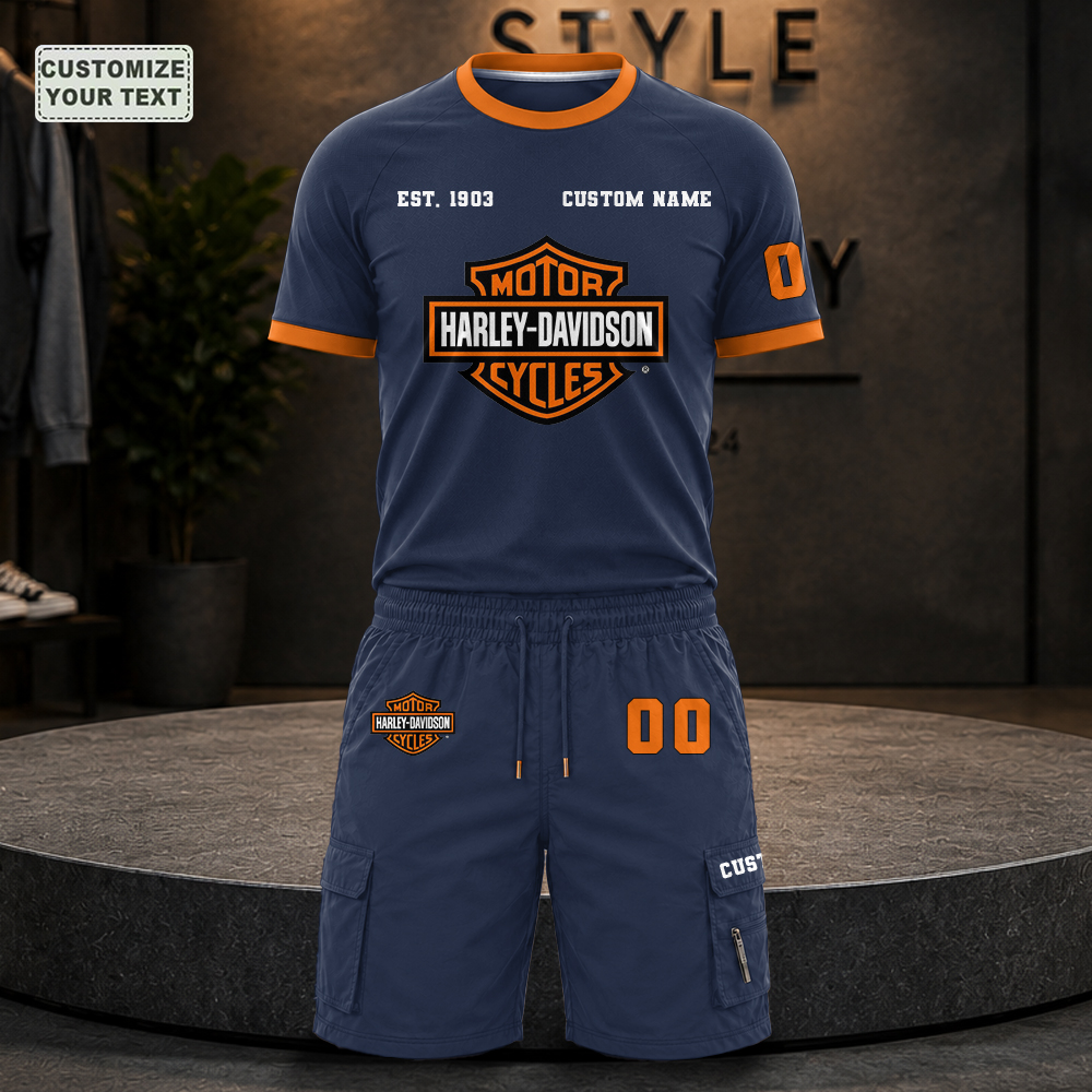 ZVSCXPVLMD Custom Premium Ring-Spun Cotton T-Shirt and Short - Image 4