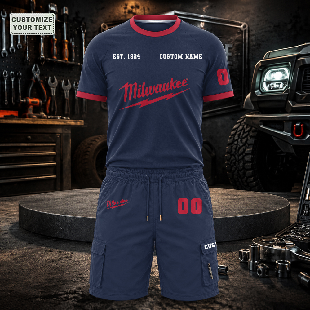 UMTRHRAQCF Custom Premium Ring-Spun Cotton T-Shirt and Short - Image 4