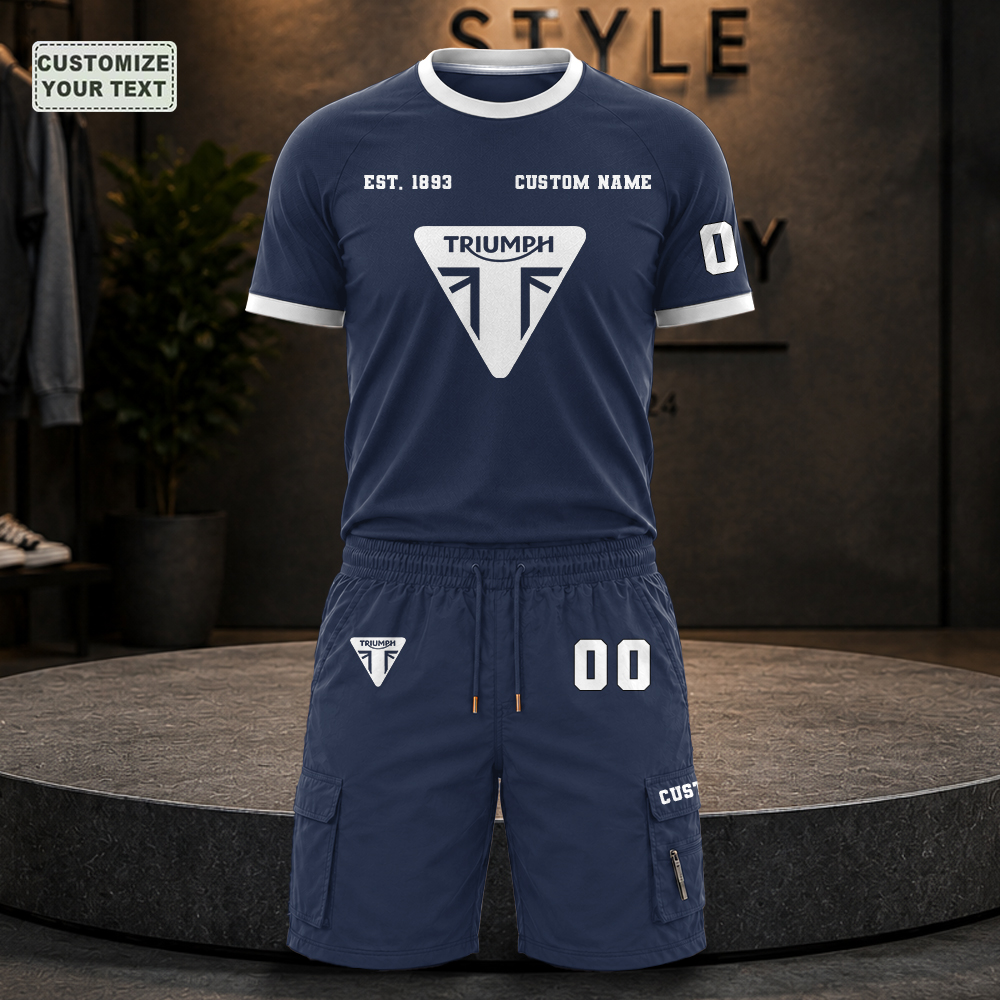 HYLCAOEEBT Custom Premium Ring-Spun Cotton T-Shirt and Short - Image 4