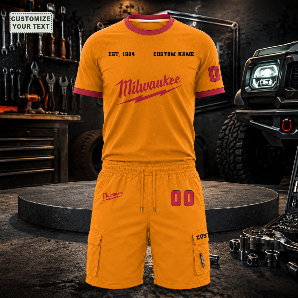 UMTRHRAQCF Custom Premium Ring-Spun Cotton T-Shirt and Short - Image 5