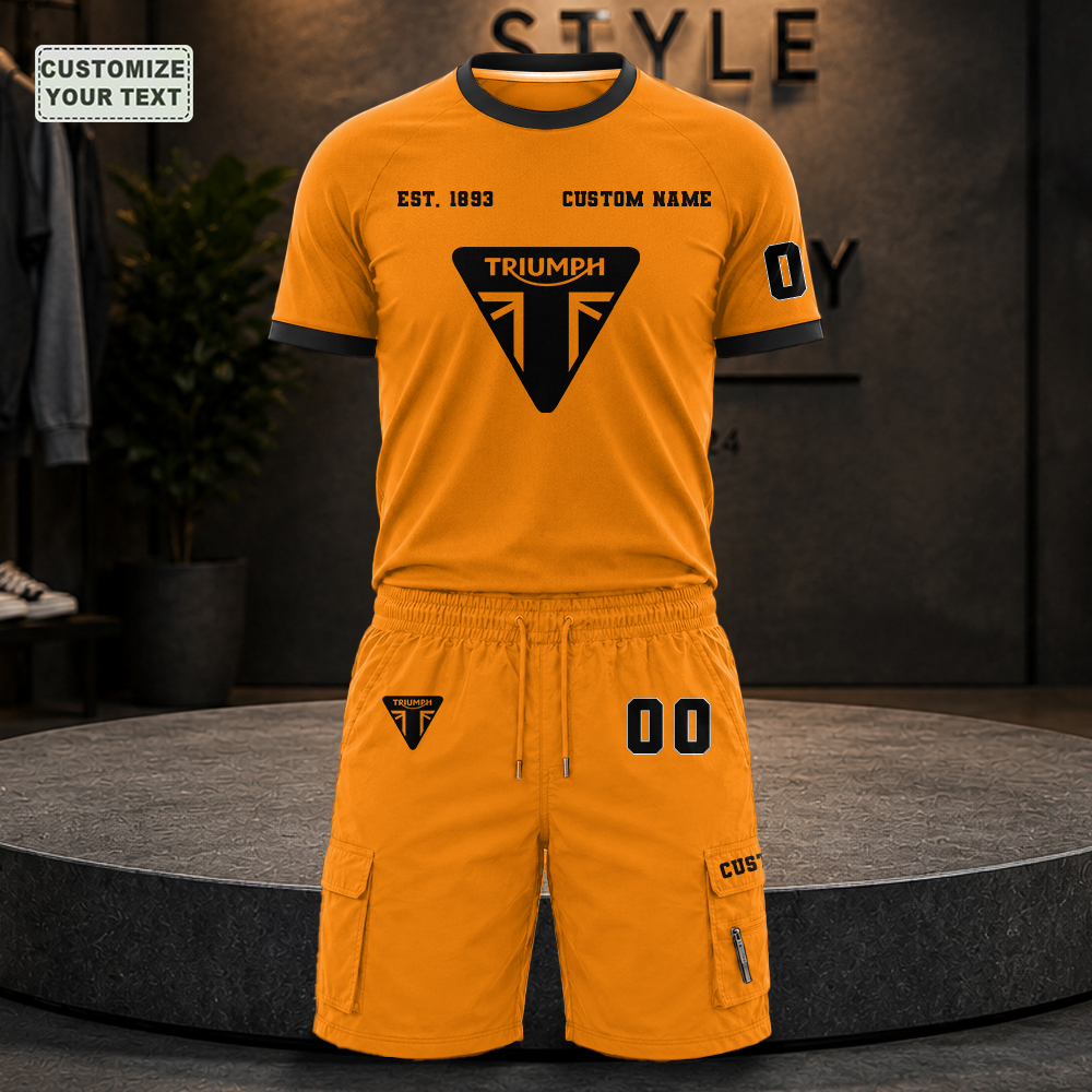 HYLCAOEEBT Custom Premium Ring-Spun Cotton T-Shirt and Short - Image 5
