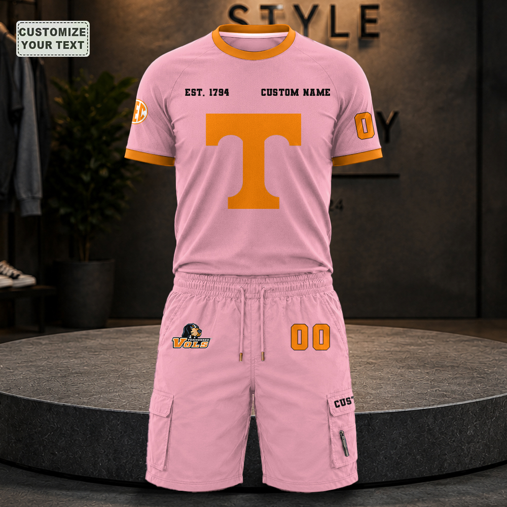 RBQTKKMBKQ Custom Premium Ring-Spun Cotton T-Shirt and Short - Image 6
