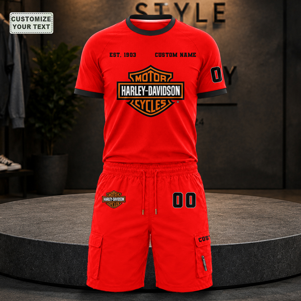 ZVSCXPVLMD Custom Premium Ring-Spun Cotton T-Shirt and Short - Image 7