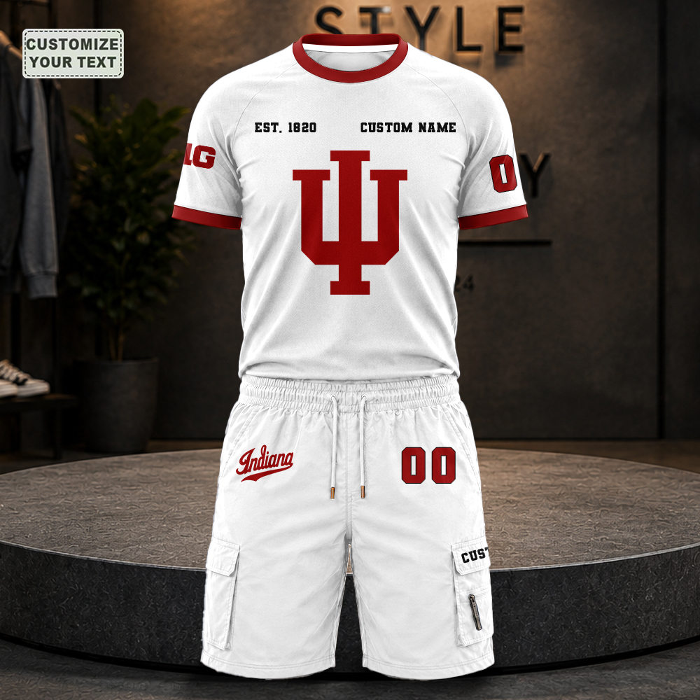URQKEINGMF Custom Premium Ring-Spun Cotton T-Shirt and Short - Image 8