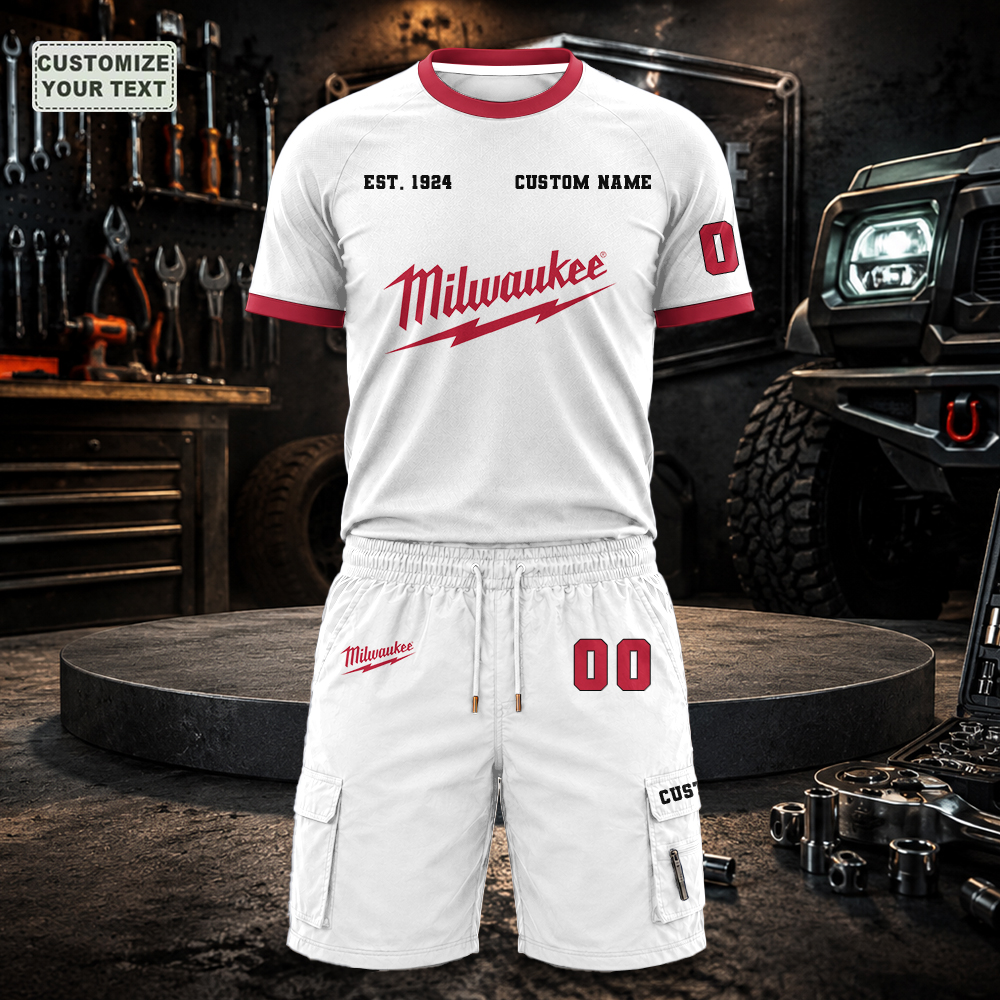 UMTRHRAQCF Custom Premium Ring-Spun Cotton T-Shirt and Short - Image 8