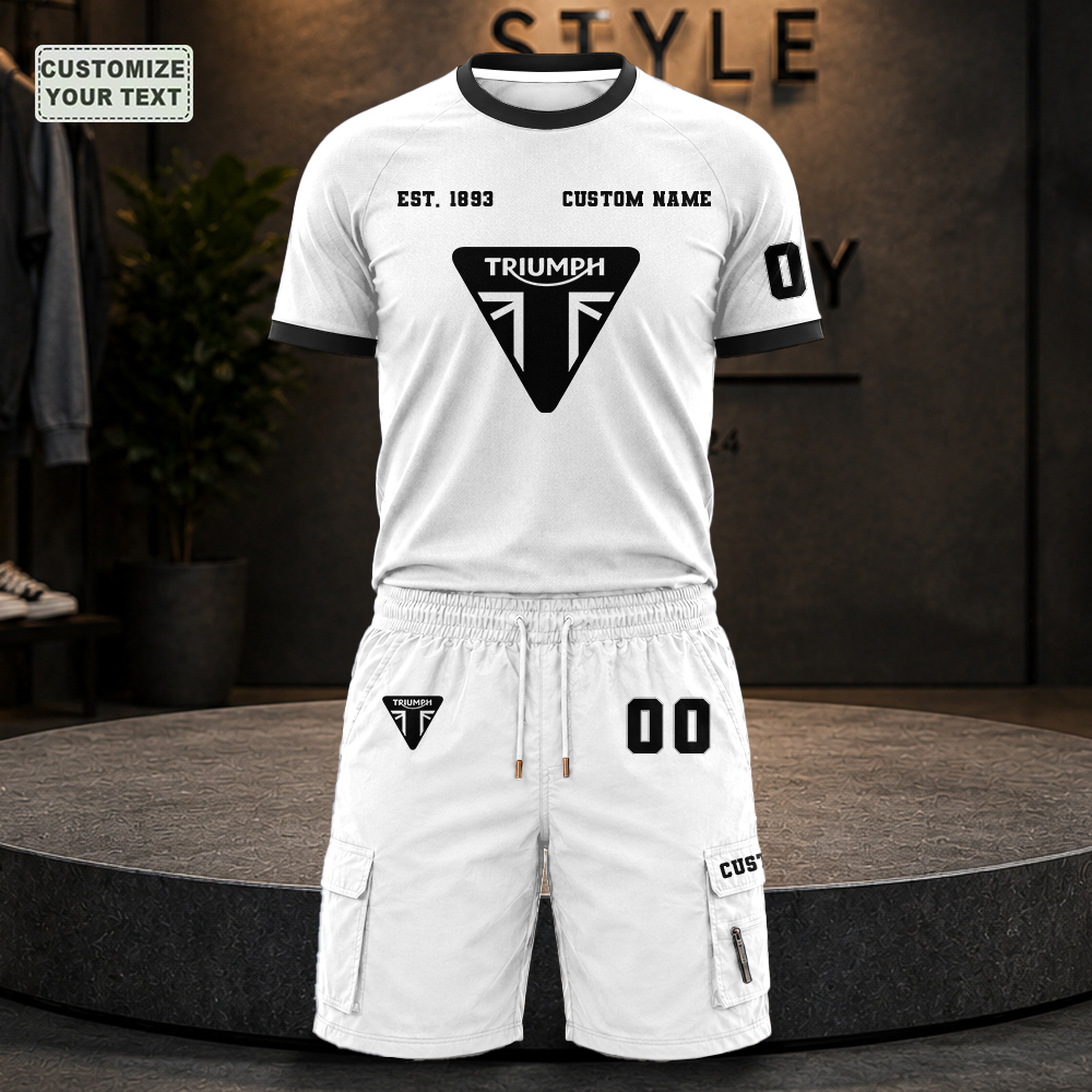 HYLCAOEEBT Custom Premium Ring-Spun Cotton T-Shirt and Short - Image 8