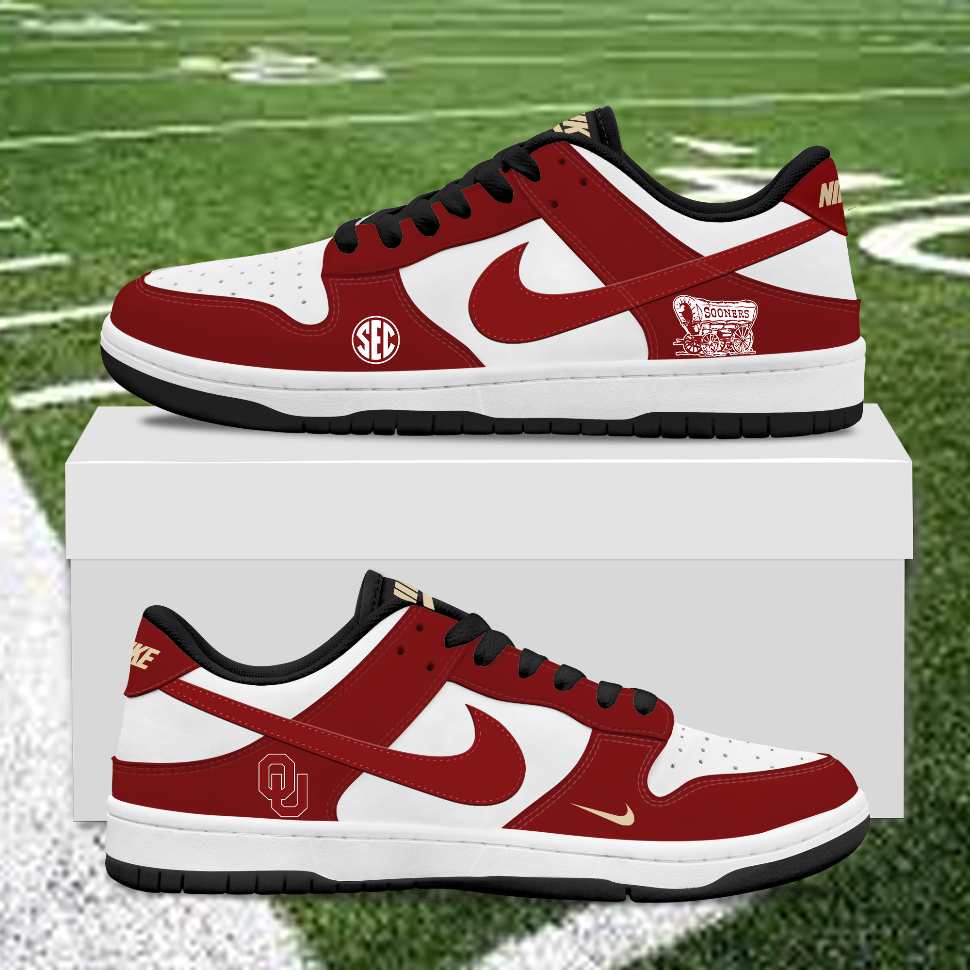 BASZFQL Custom Dunk Low Sneakers - Image 2