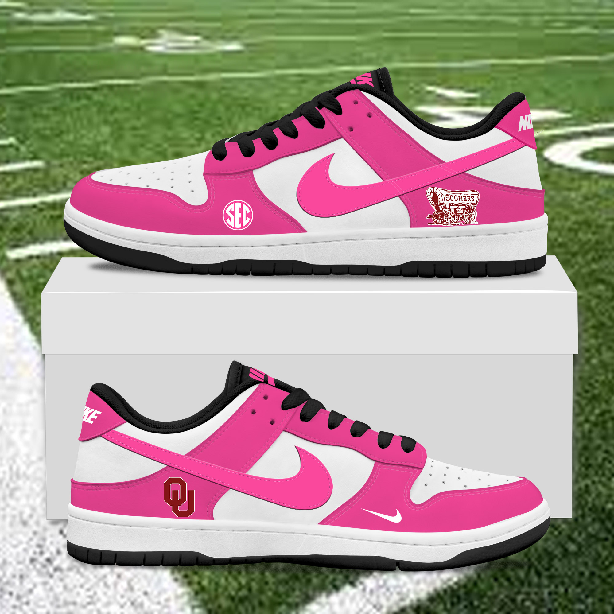 BASZFQL Custom Dunk Low Sneakers - Image 3