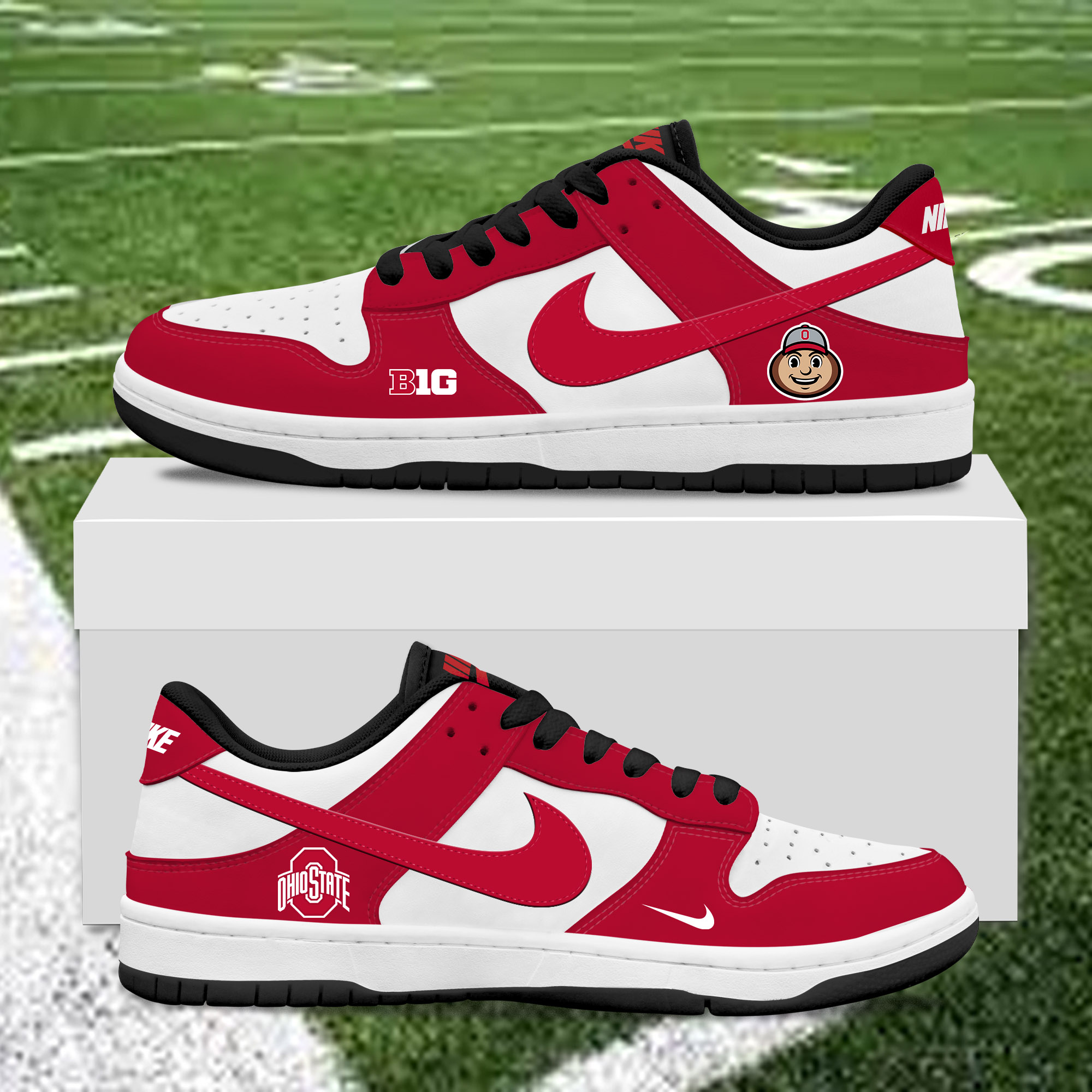 HVMNPLT Custom Dunk Low Sneakers - Image 4