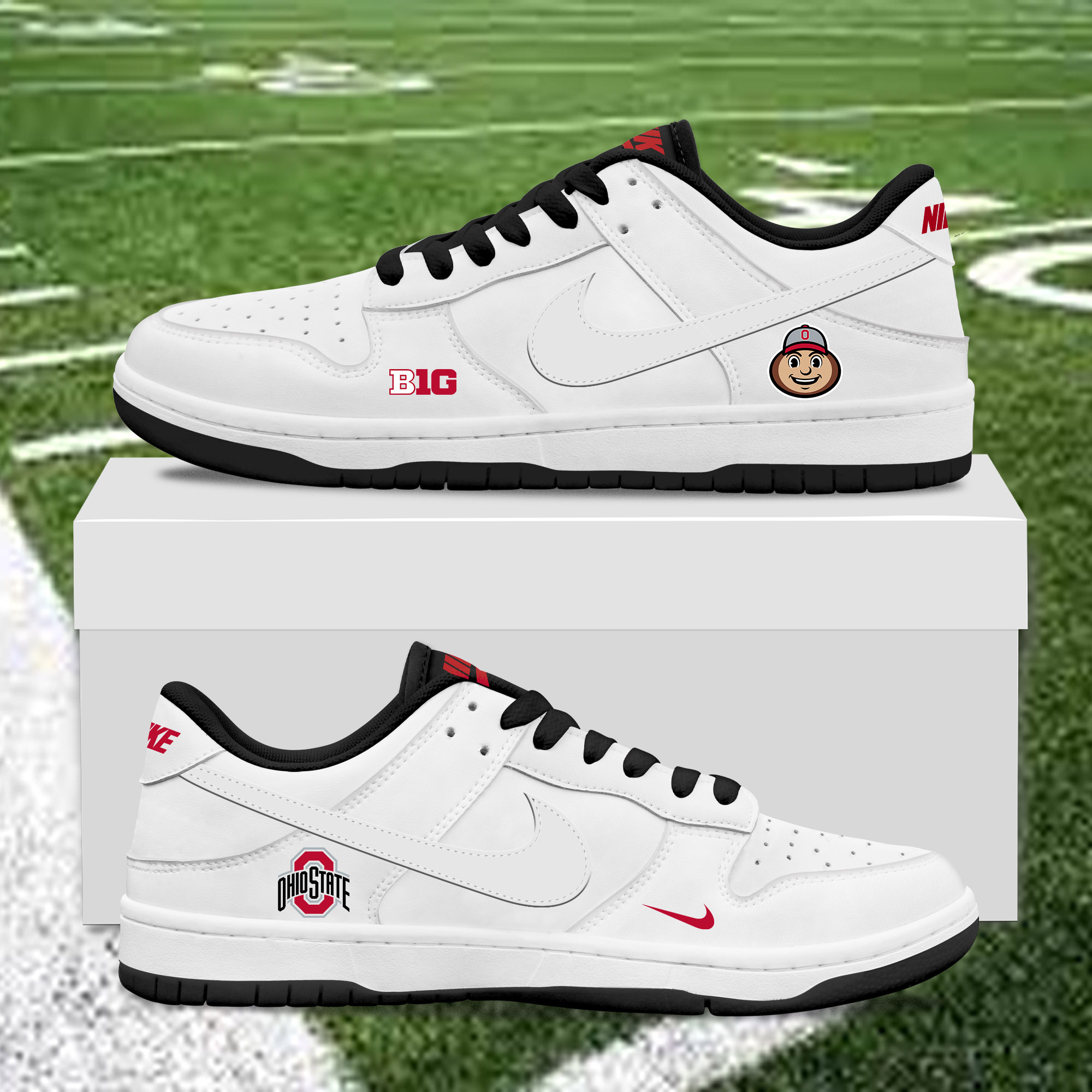 HVMNPLT Custom Dunk Low Sneakers - Image 9