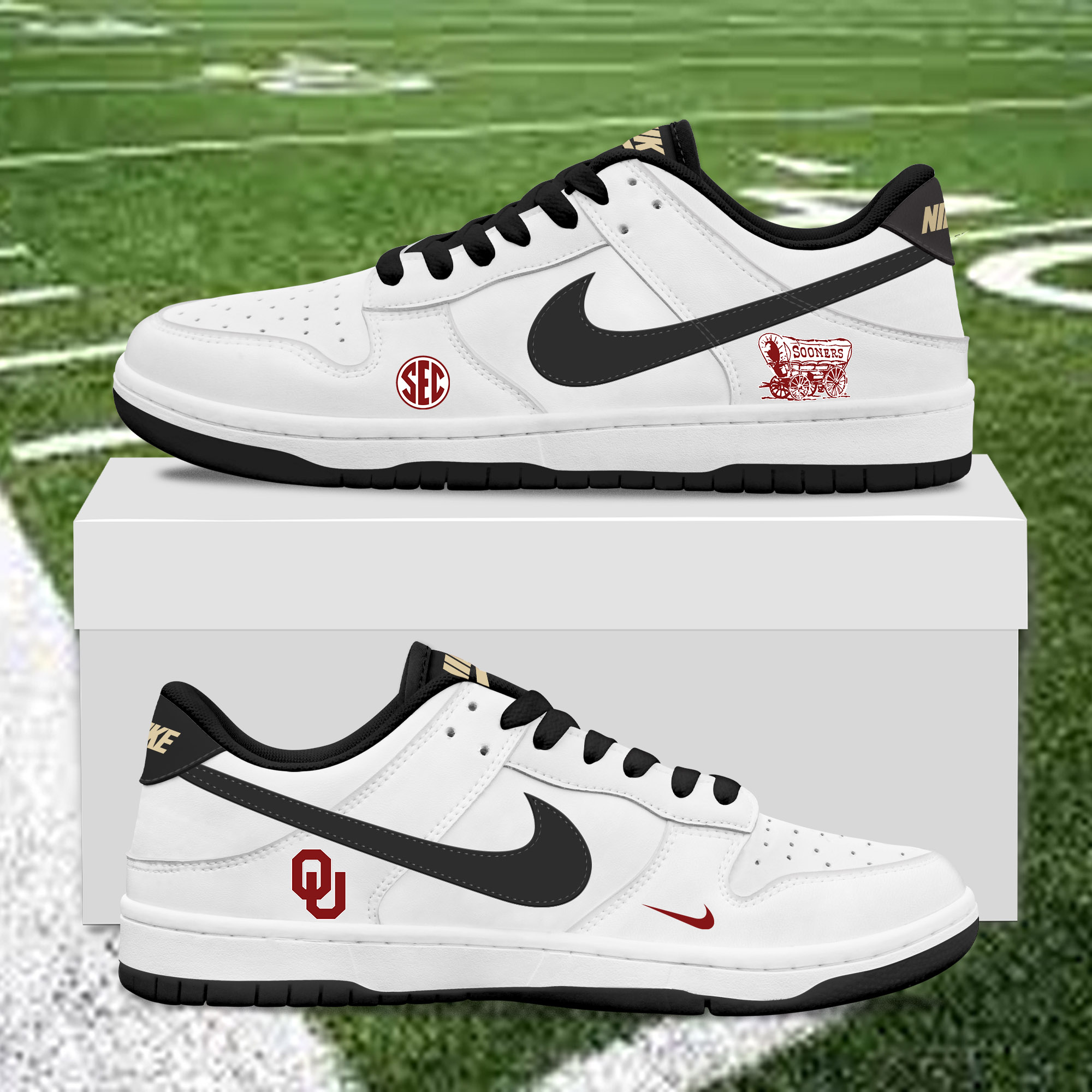 BASZFQL Custom Dunk Low Sneakers - Image 4