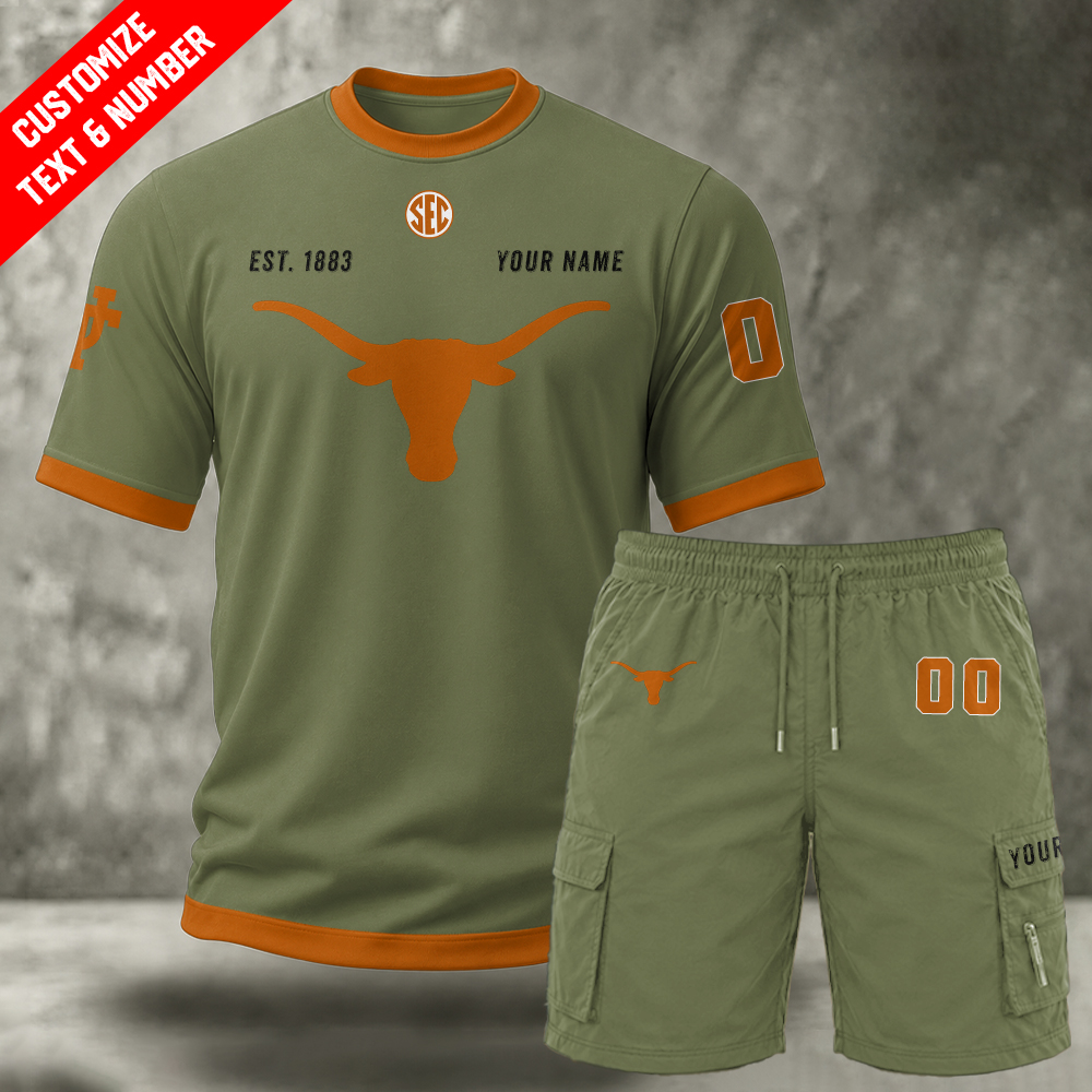 XUERVKBLKZ Custom Premium Ring-Spun Cotton T-Shirt and Short - Image 3