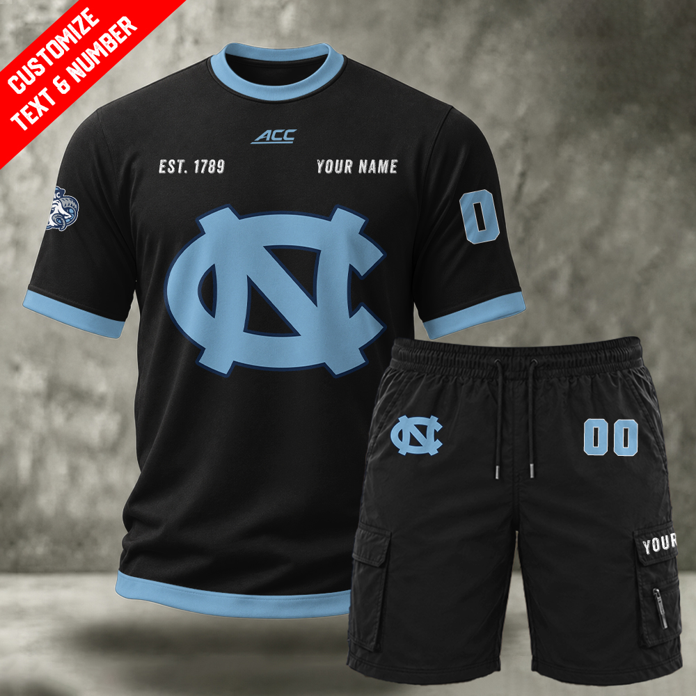 FBVSXNNSOQ Custom Premium Ring-Spun Cotton T-Shirt and Short - Image 2