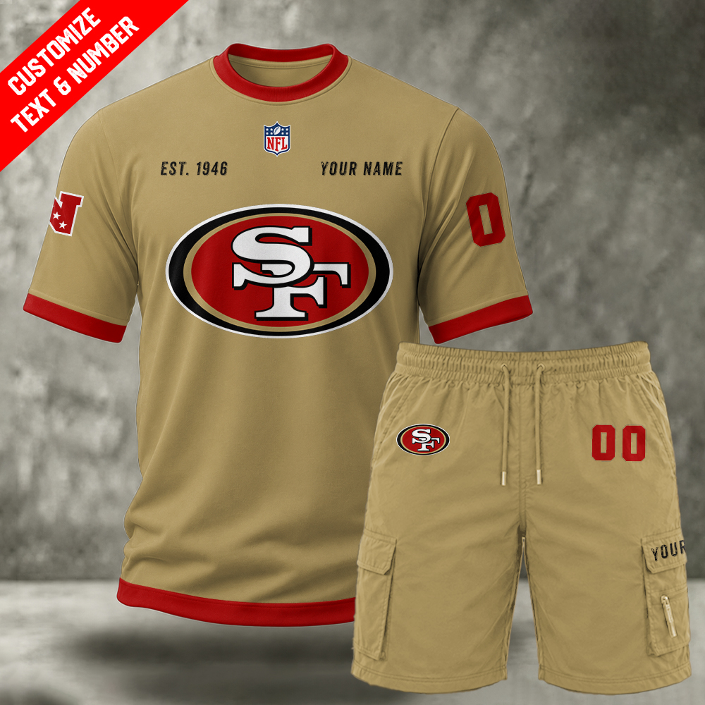XEDDQYCXYD Custom Premium Ring-Spun Cotton T-Shirt and Short - Image 4