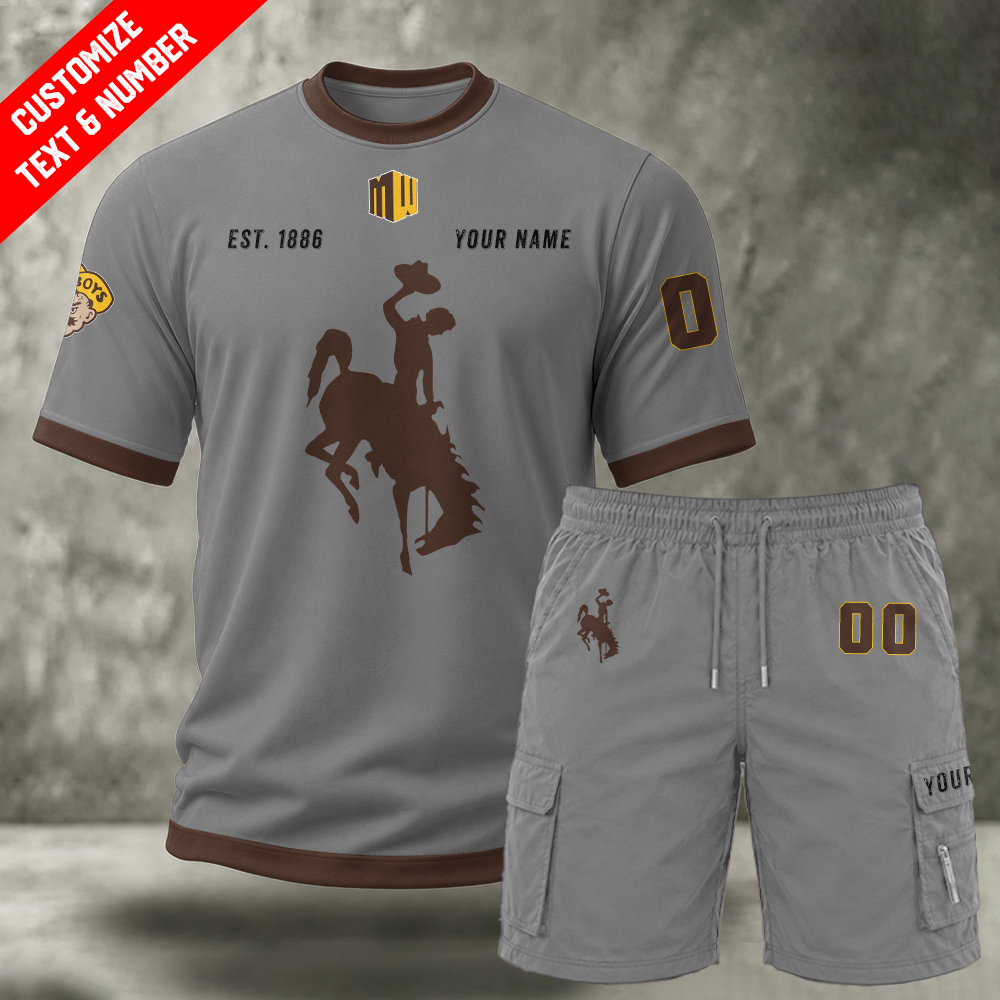 SNBYKDLIRU Custom Premium Ring-Spun Cotton T-Shirt and Short - Image 5
