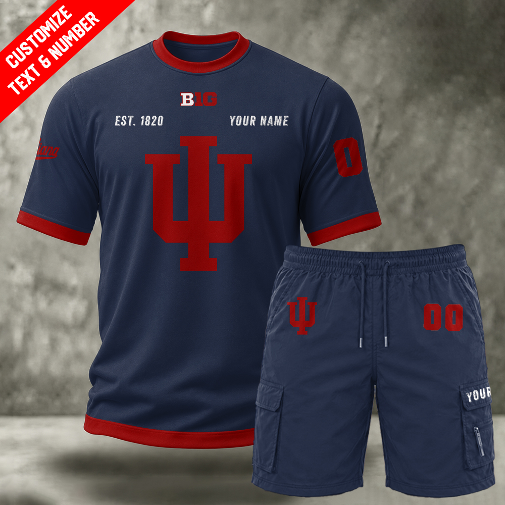 XMZLEOKJHP Custom Premium Ring-Spun Cotton T-Shirt and Short - Image 5