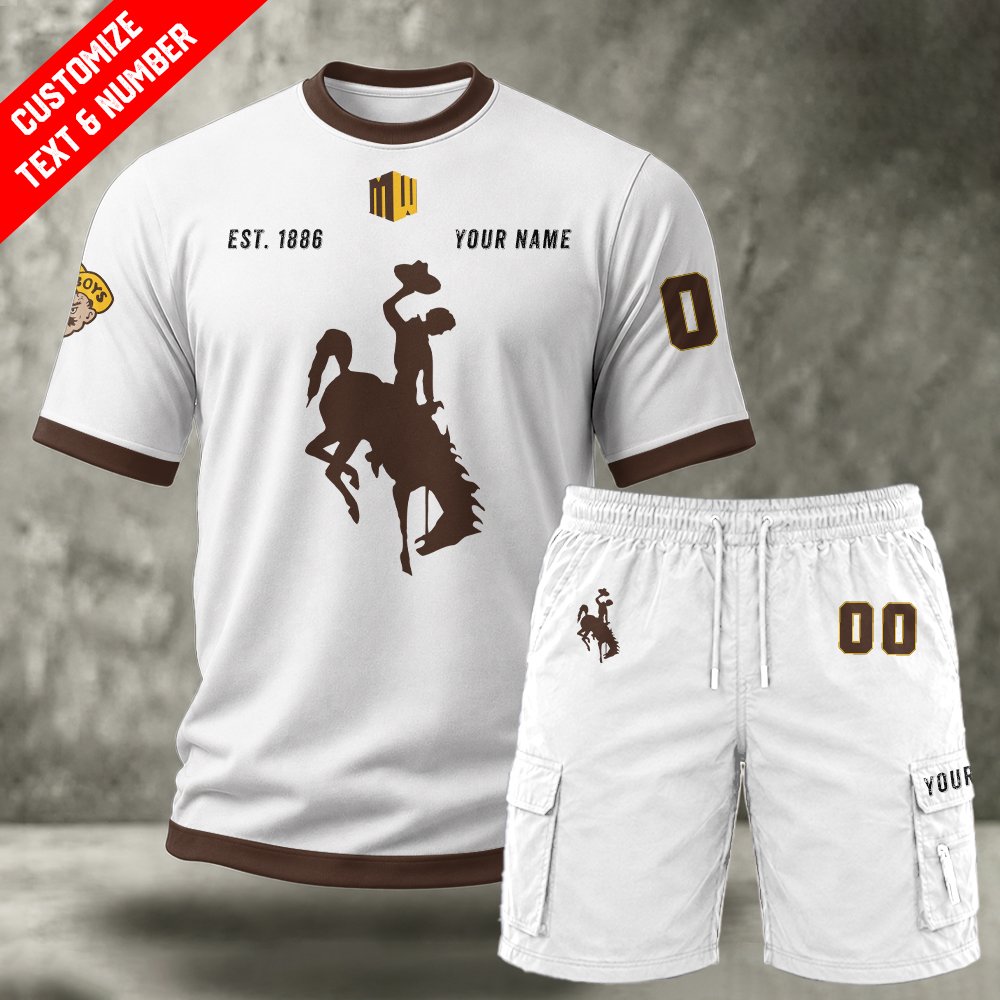 SNBYKDLIRU Custom Premium Ring-Spun Cotton T-Shirt and Short - Image 7
