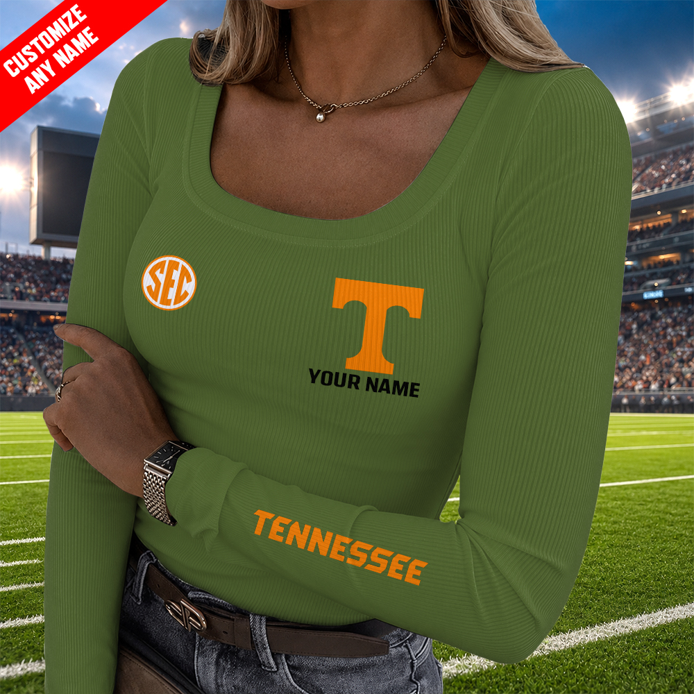 WWJNXIZ U-neck Long Sleeved T-Shirt - Image 3
