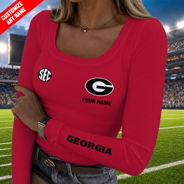 KEAFRLP U-neck Long Sleeved T-Shirt